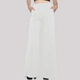 thumbnail image 1 of SNKSDGM Women's Plus Linen Pants Women Petite Linen Pants Women Petite Dressy Women's Solid Color Casual Speaker Casual Pants, 1 of 7