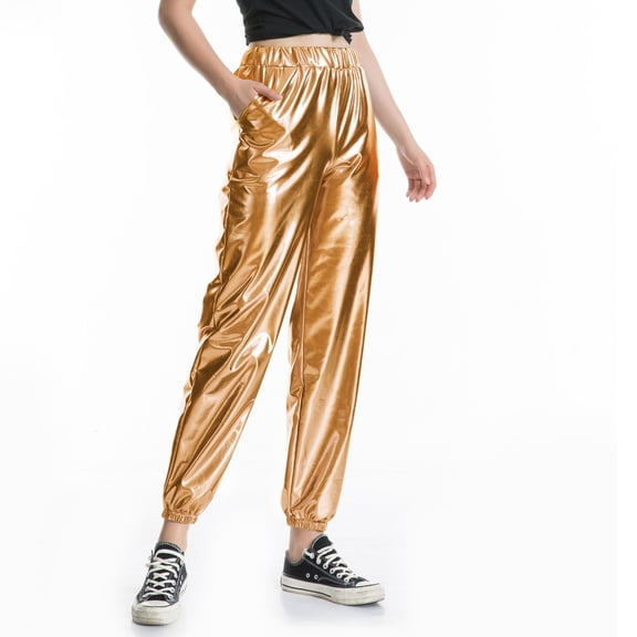 SNKSDGM Women's Plus Pants for Women Jeans Ripped Black Dress Pants Women Stretchy Plus Size 4X Women's Casual Sports Street Hop Party Sparkly Fancy Pants