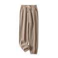 thumbnail image 1 of SNKSDGM Women's Plus Pants for Women High Waisted Work Pants Women Long Stretch Women's Casual Sweatpants and Thick Thermal Pants, 1 of 3
