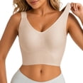 thumbnail image 1 of SNKSDGM Women's Plus Size Breathable Sports Bra, Seamless Racerback Bralette, Mesh Hollow Out Wire-Free Bras, 1 of 8
