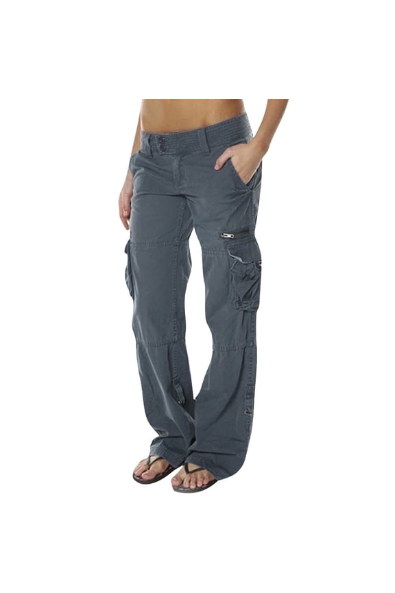 Women's Plus Summer Pants for Women Plus Size Dress Pants Women Straight Leg Ankle Women's Retro French Wide Leg Women's Pocket Casual Loose Straight Leg Women's Work Pants