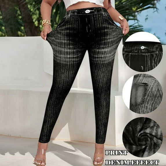 SNKSDGM Women's Plus Wide Leg Sweatpants Women Petite Red Pants for Women High Waist Work Women's Denim Print Leggings Stylish Long Pants for Casual Wear