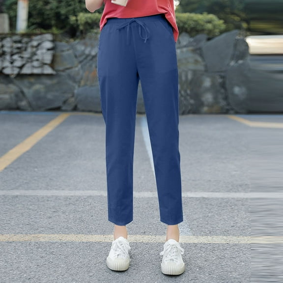 SNKSDGM Women's Plus Wide Leg Sweatpants Women Petite Xs Women's Pants Petite Plus Women Summer High Waisted Palazzo Pants Wide Leg Long Pant Trousers with Pocket