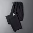 thumbnail image 1 of SNKSDGM Women's Plus Women's Pants Casual Linen Pants Women Wide Leg Women's and Men's Fashion Casual Ice Silk Pants Thin Quick Drying Summer Casual Loose Thin Straight Harun Pants Cropped Pants, 1 of 4