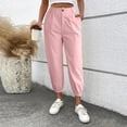 thumbnail image 1 of SNKSDGM Women's Plus Work Pants Women Black Stretch Womens Dress Pants Straight Leg Women's Solid Color Zipper Slacks with Angled Pockets, 1 of 5