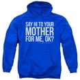 thumbnail image 1 of SNL/HI MOTHER-ADULT PULL-OVER HOODIE-ROYAL BLUE-2X, 1 of 1
