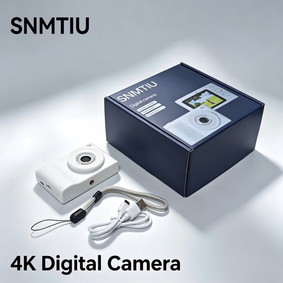 SNMTIU Digital camera 4K Digital Camera, 2.0 Inch Screen, Easy to Use