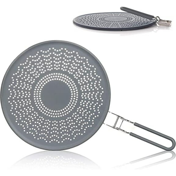 SNNROO 12.99in Silicone Splatter Screen for Frying Pan Grease Splatter Screen for Cooking Splatter Guards for Fry Pan Cover Splatter Screen Splash Guard