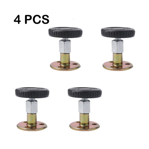 SNNROO 4pcs Adjustable Threaded Bed Frame Anti-Shake Tool for Bed, Headboard Stoppers, Bedside Headboards Prevent loosening Anti-Shake Fixer, Easy Install (Upgrade Version, 47-64mm)