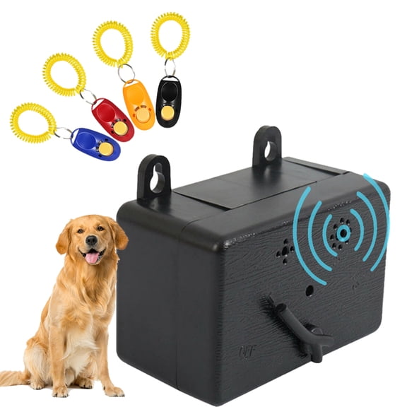 SNNROO Anti Barking Device Ultrasonic Dog Barking Deterrent Device Dog Bark Control Devices -4 Pet Cat Dog Training Clickers & Behavior Aids