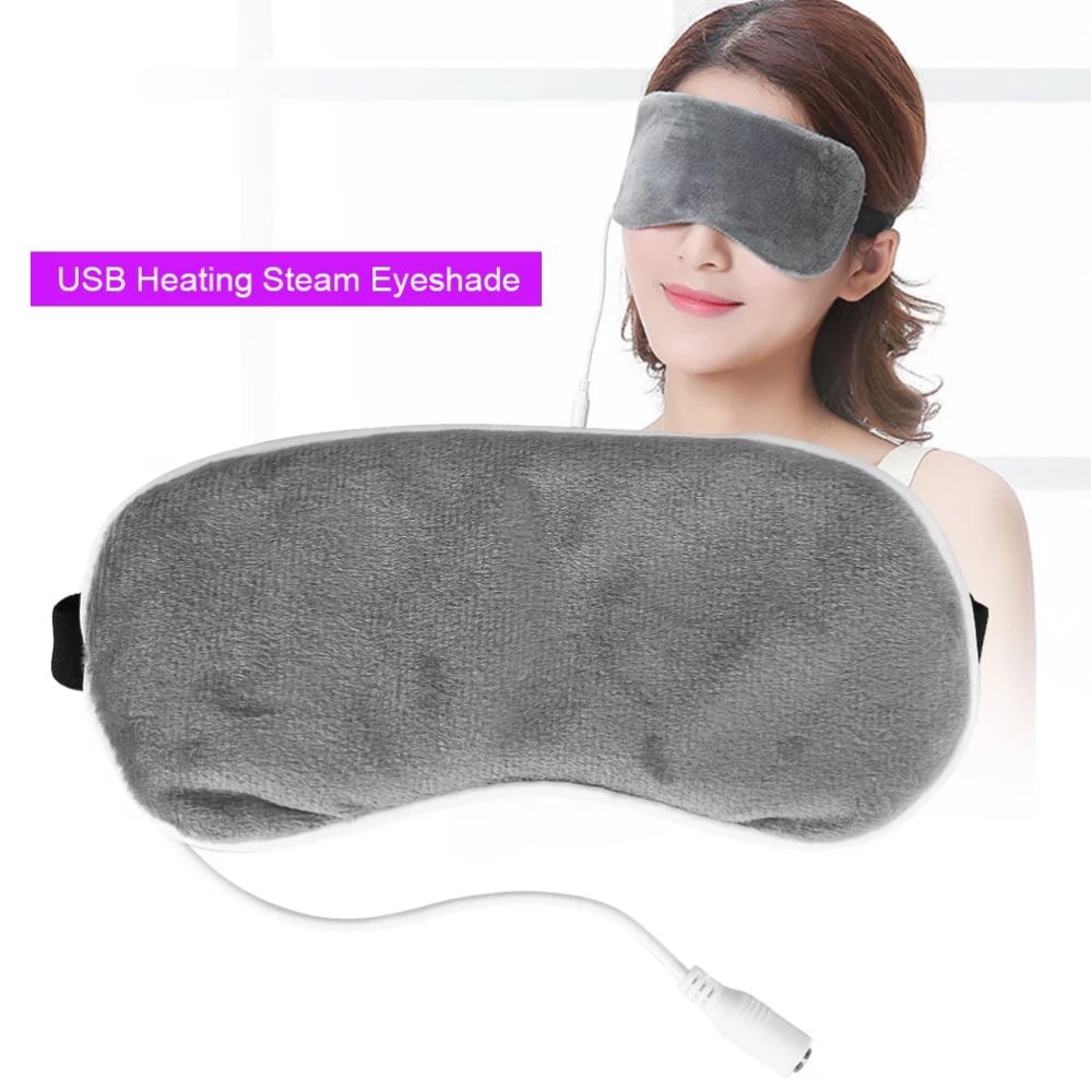 SNNROO Heated Eye Mask Electric USB Steam Eyeshade Lavender Eye Mask