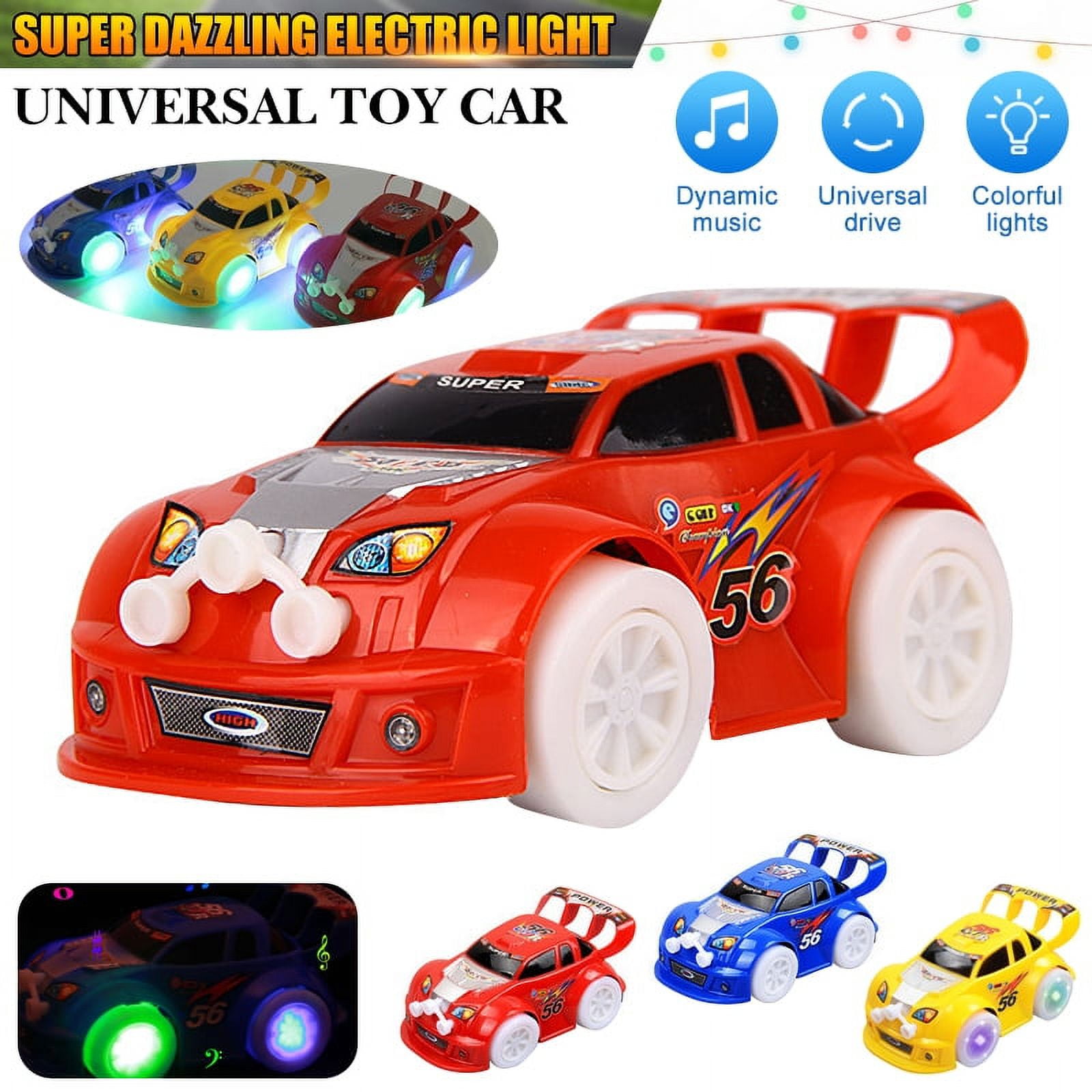 SNNROO LED Light Up Car Toys Mini Electronics Flashing Lamp Music Sound