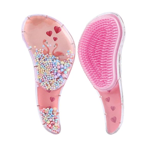SNNROO New Small TT Comb Anti-knot Beauty Makeup Tool Massage Smooth Hair Comb Cute Plastic Cartoon Children Smooth Hair Comb
