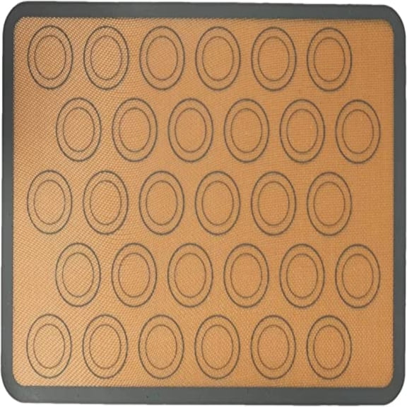 SNNROO Silicone, Nonstick, Food Safe Baking Mats, Macarons- Pack of 2