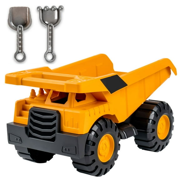 SNNROO Truck Beach Model Toy Engineering Children'S Sliding Vehicle Large Dump Toy Education Plastic