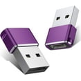 thumbnail image 1 of SNNROO USB C Female to USB A Male Adapter,Type A Charger Cable Power Converter. (2 Pack), 1 of 6