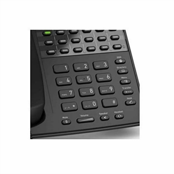 SNO-D745 Sip Desk Phone with High-Resolution Display VoIP Phone and Device, Black