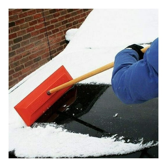 SNO-RAKE 18" Duty Snow RAKE with " Wooden Finished Handle # 105