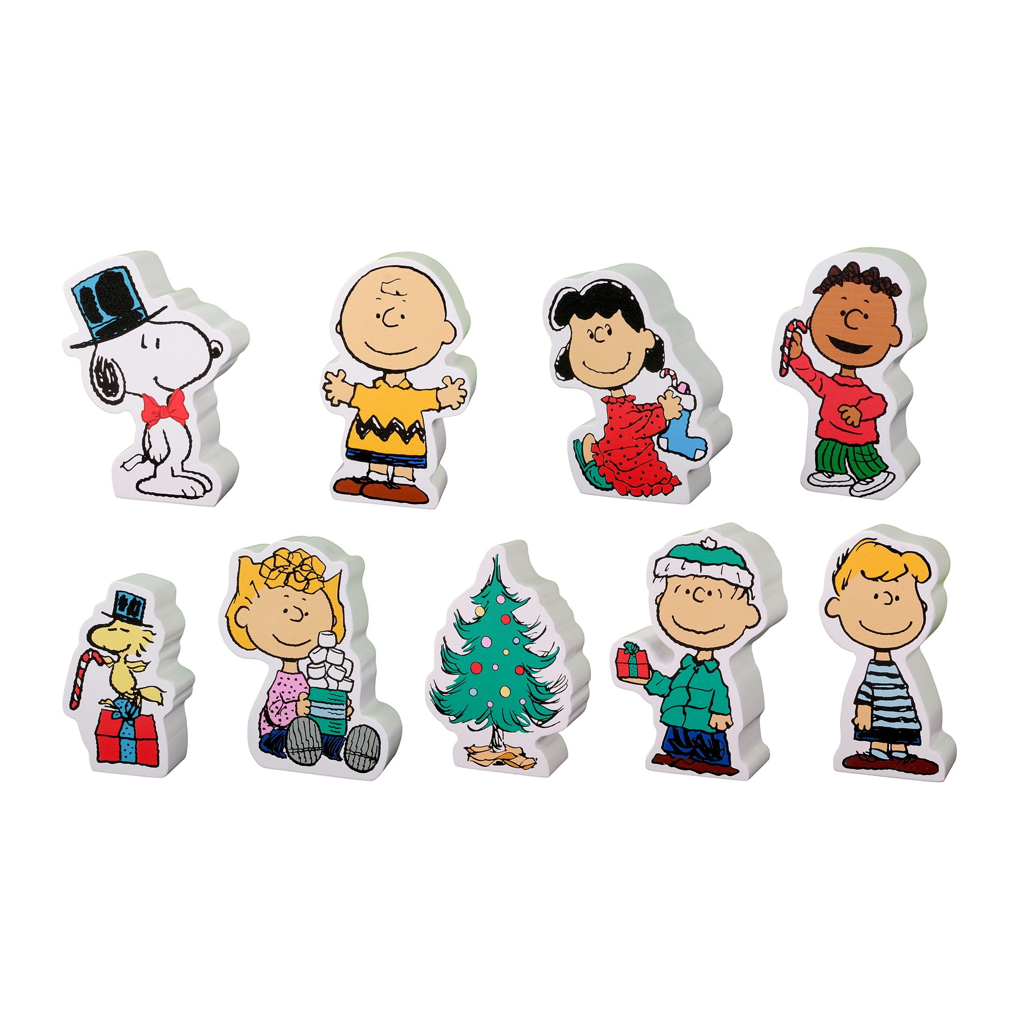 Peanuts 9 Piece Chunky Wood Block Set