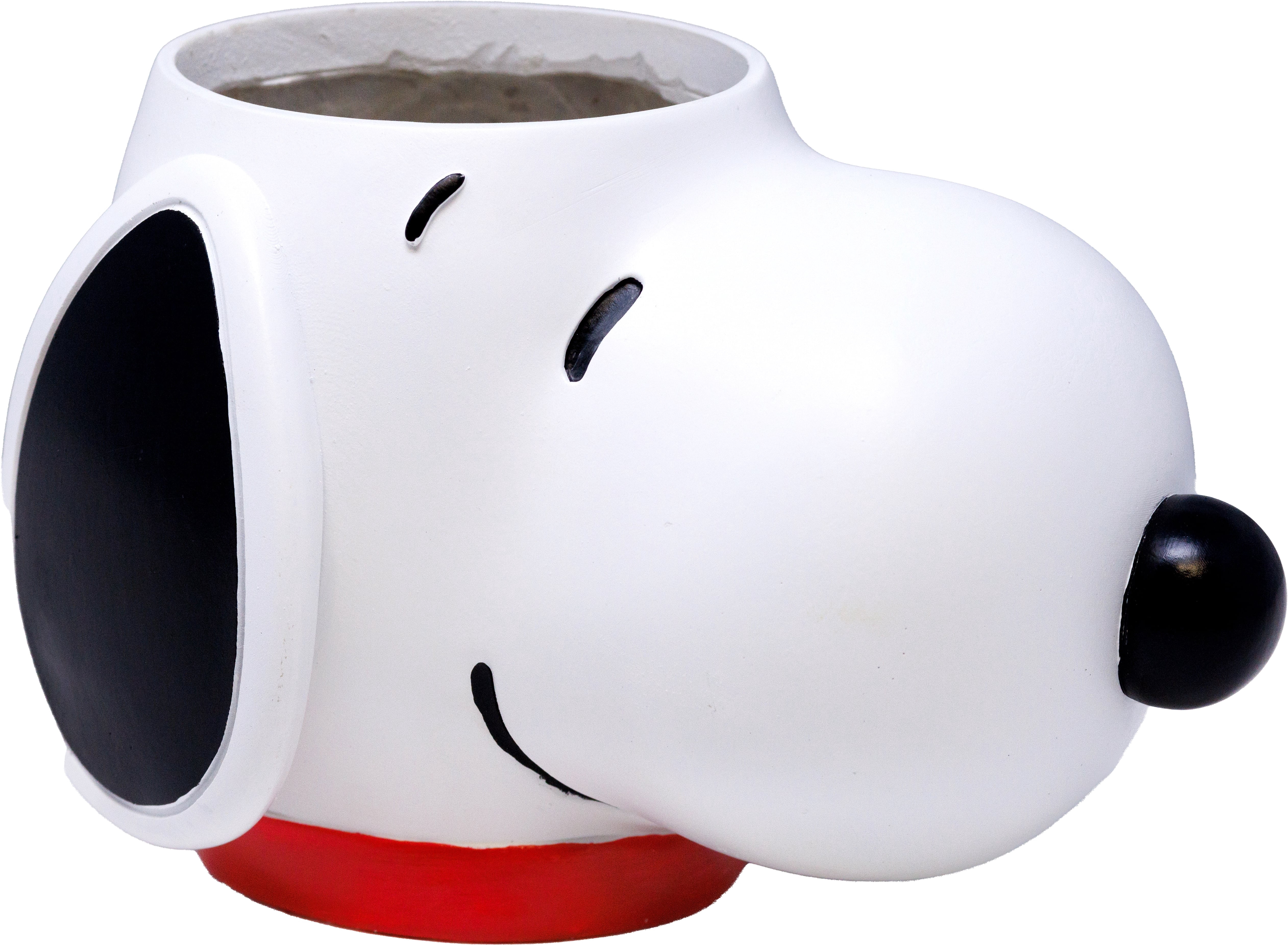 SNOOPY 12 OUNCE RESIN FLOWER POT