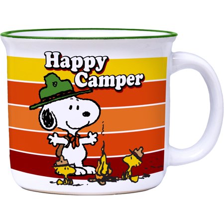SNOOPY 14 OUNCE SCOUT CAMPER MUG