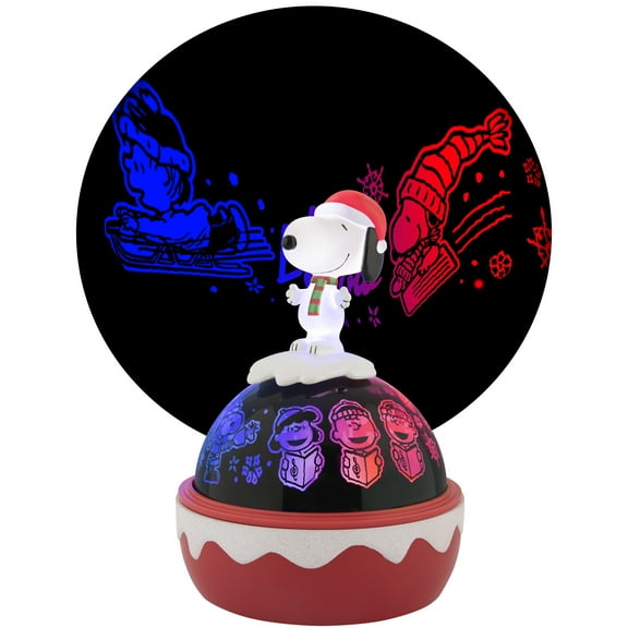 Christmas Lightshow Projector Light Shadow Lights Snoopy Peanuts 6.574 in x 6.57 in x 8.77 in 0.91 lb