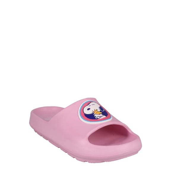 Snoopy by Peanuts Womens Slide Sandal