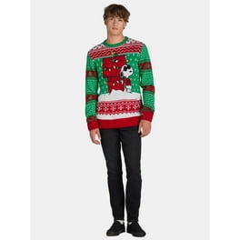 The Grinch Men s Merry Grinchmas Christmas Sweater with Long Sleeves Sizes S 3XL Walmart
