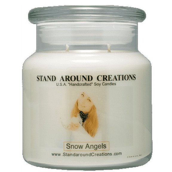 SNOW ANGELS APOTHECARY 16-OZ. ALL NATURAL SOY CANDLE