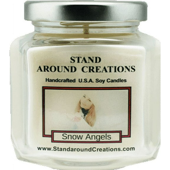 SNOW ANGELS HEX 6-OZ. ALL NATURAL SOY CANDLE