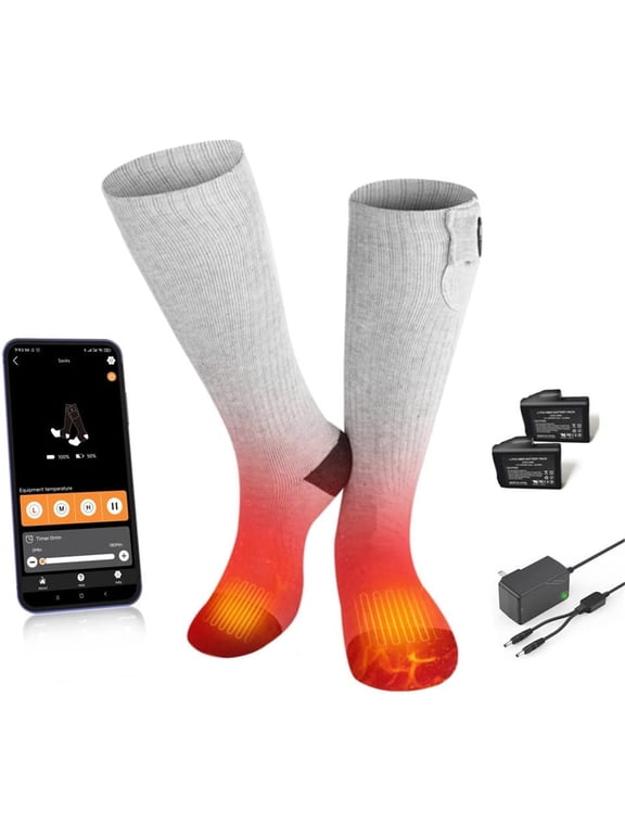 Bluetooth Heated Socks With APP Control For Men Women
