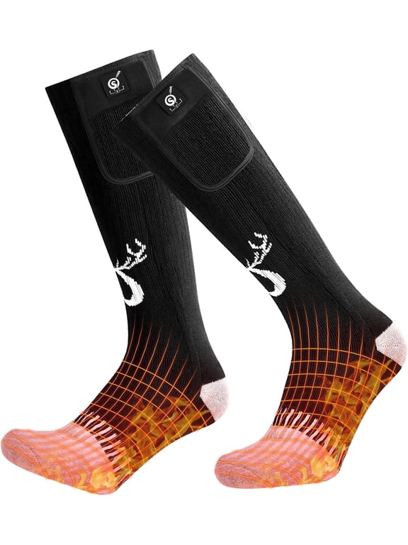 Electric Heated Socks, Suitable for Both Genders – Ultimate Winter Companion for Hunting, Fishing, Camping, Trekking, & Ski Expeditions