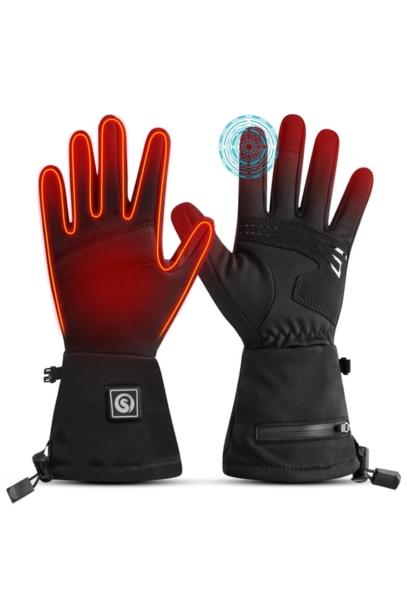 Heated Gloves for Women Men Rechargeable Waterproof,Glove Liners Ski Snow Gloves for Cold Weather Winter Hand Warmers