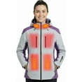 thumbnail image 1 of SNOW DEER Heated Jacket for Women, 5-Zone Dual Control Heating, Water-Resistant Windproof Coat for Hiking Skiing Outdoor, 1 of 15
