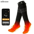 thumbnail image 1 of SNOW DEER Heated Socks for Men Women with APP Control,7.4V Electric Rechargeable Battery Heating Socks Men Women for Hunting Fishing Camping Hiking Motorcyle Ski Skating Warm Socks Foot Warmer, 1 of 13