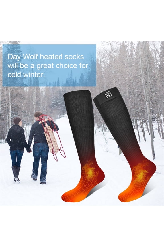 Heated Socks for Men Women, Rechargeable Electric Socks for Cold Feet