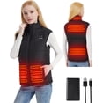 thumbnail image 1 of SNOW DEER Heated Vest for Women, Battery Electric Vest with Carbon Fiber Heating, Waterproof, Ideal for Winter Activities, 1 of 8