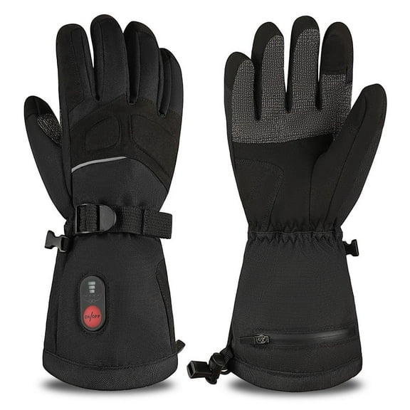 SNOW DEER Heated Work Gloves - Rechargeable, Waterproof, 3 - Gear Temperature Control, for Winter Outdoor Work & Sports