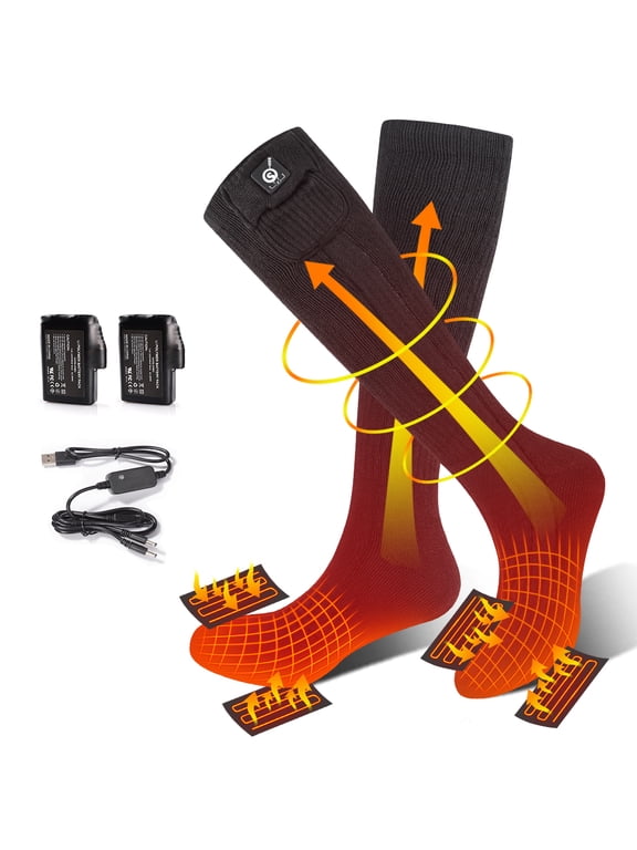 Men Women Heated Socks For Motorcycle & Cycling