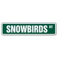 thumbnail image 1 of SNOWBIRDS Street Sign florida retired snow birds northerners | Indoor/Outdoor |  24" Wide, 1 of 5