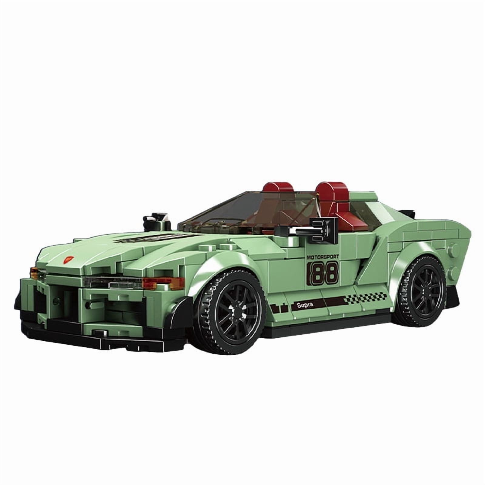SNOWEAGLE  Speed Champion Building Toys with Display Case, 27046 Toy Cars Building Sets, Model Car Kits Building Blocks, JDM Race Car Building Kits for Adults Kids 8+(348 PCS)