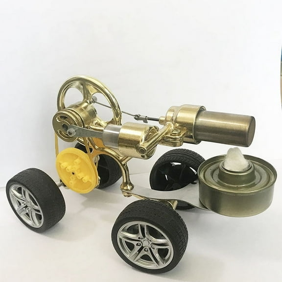 SNOWEAGLE Stirling Engine, Stirling Engine Kit, Car Engineer Generator Model Science Experiment Physical Car,Teaching Simulation Supplies,Pay Attention To Safety When Using Fire