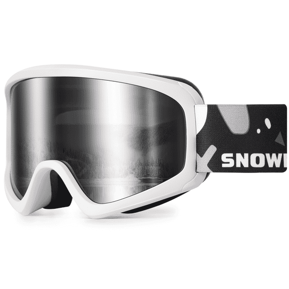 Snower Kids Ski Goggles - Over Glasses Ski/Snowboard Goggles for Youth - 100% UV Protection