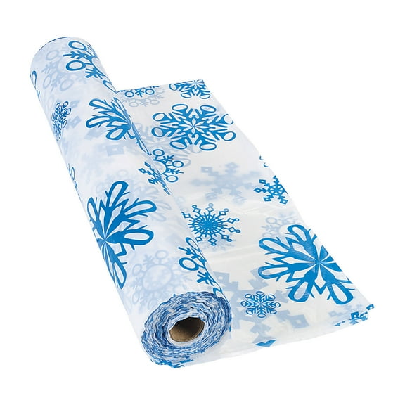 SNOWFLAKE TABLECLOTH ROLL - Party Supplies - 1 Piece