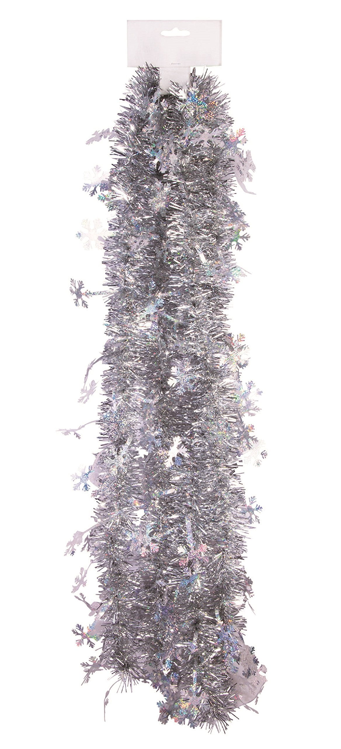 SNOWFLAKE TINSEL GARLAND