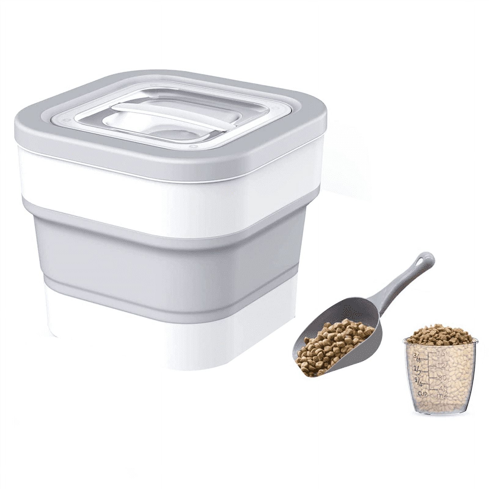 24 Pieces Pet Food Storage Bin W/hinged Lid & Scoop 75 Oz/9 Cups/2 Qt 5  Colors Ref #st3579 - Food Storage Containers - at 