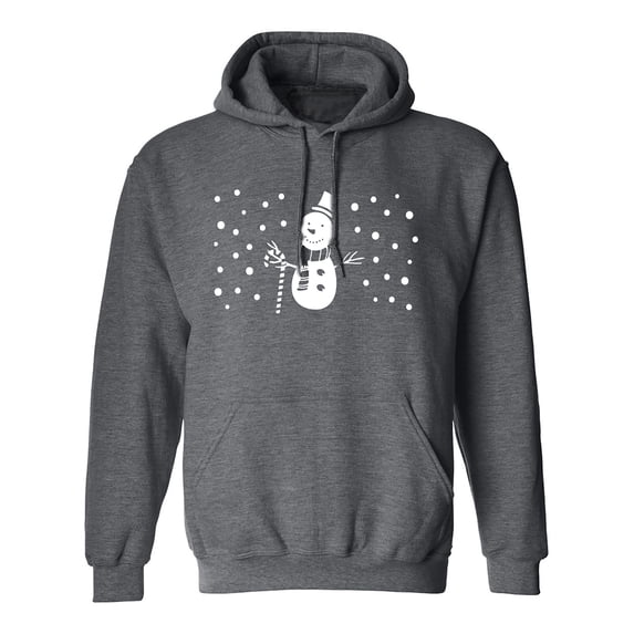 SNOWMAN Adult Hooded Sweatshirt