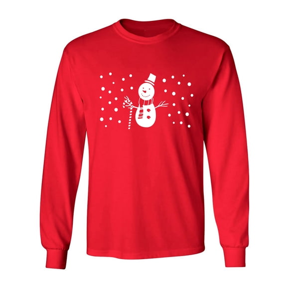 SNOWMAN Adult Long Sleeve T-shirt
