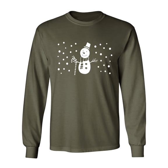 SNOWMAN Adult Long Sleeve T-shirt