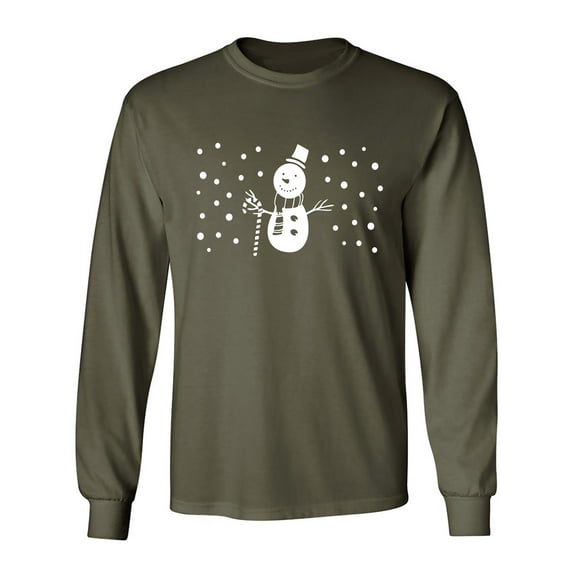 SNOWMAN Adult Long Sleeve T-shirt